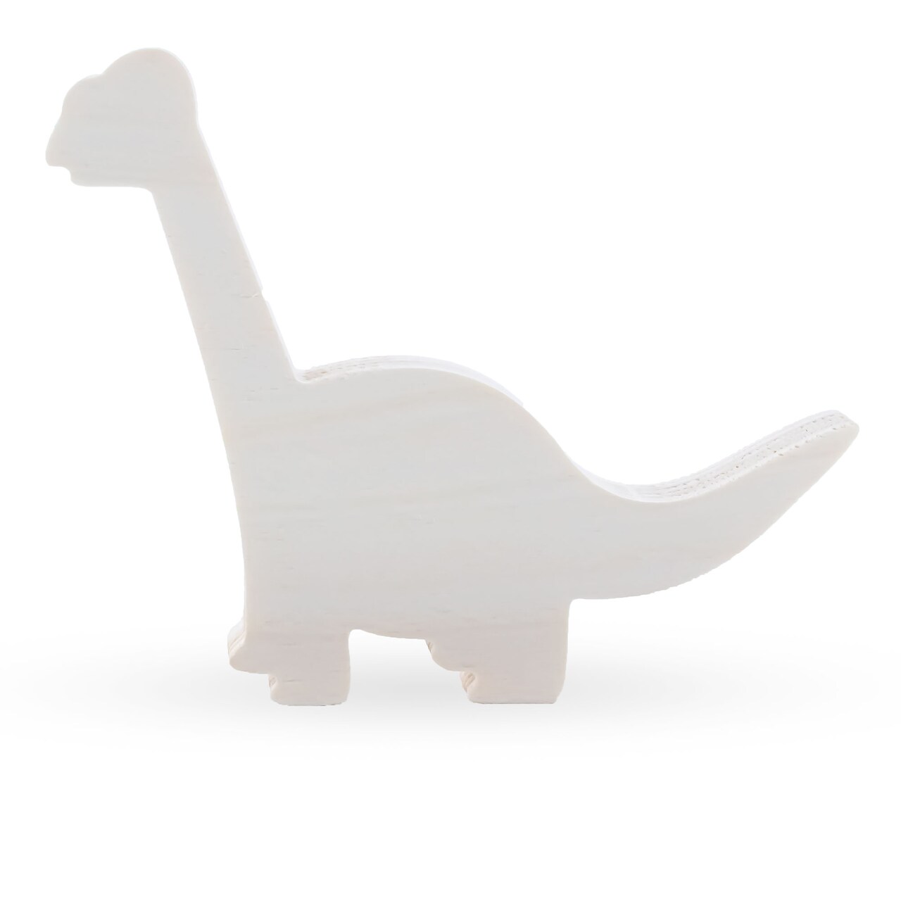 Unfinished Standing Wooden Dinosaur Shape Cutout DIY Craft 6.1 Inches